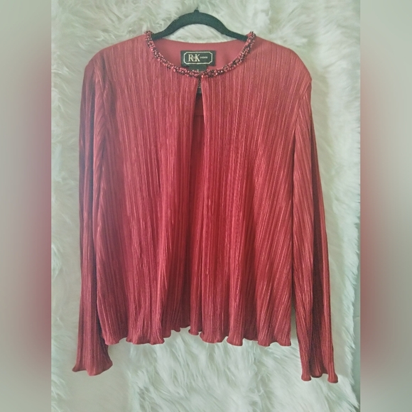 Red R&K Evening 2-piece set - Picture 1 of 9